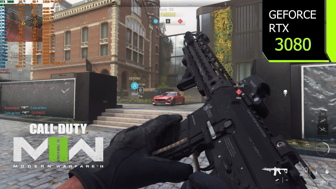 Call of Duty Modern Warfare 2 Beta | RTX 3080 1440p DLSS 2.4 Quality | i7 10700F | PC Performance