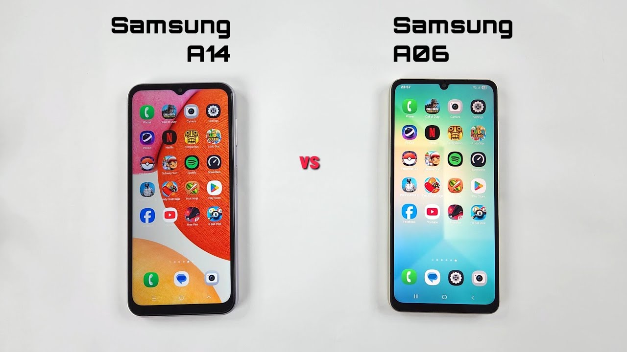 SAMSUNG A06 vs SAMSUNG A14 - Speed Test!