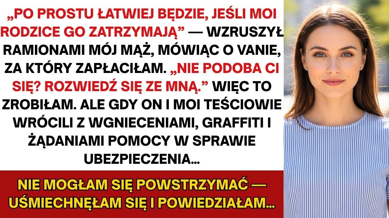 Mój mąż próbował użyć mnie, by kupić samochód dla teściów — aż dałam całej rodzinie porządną lekcję…