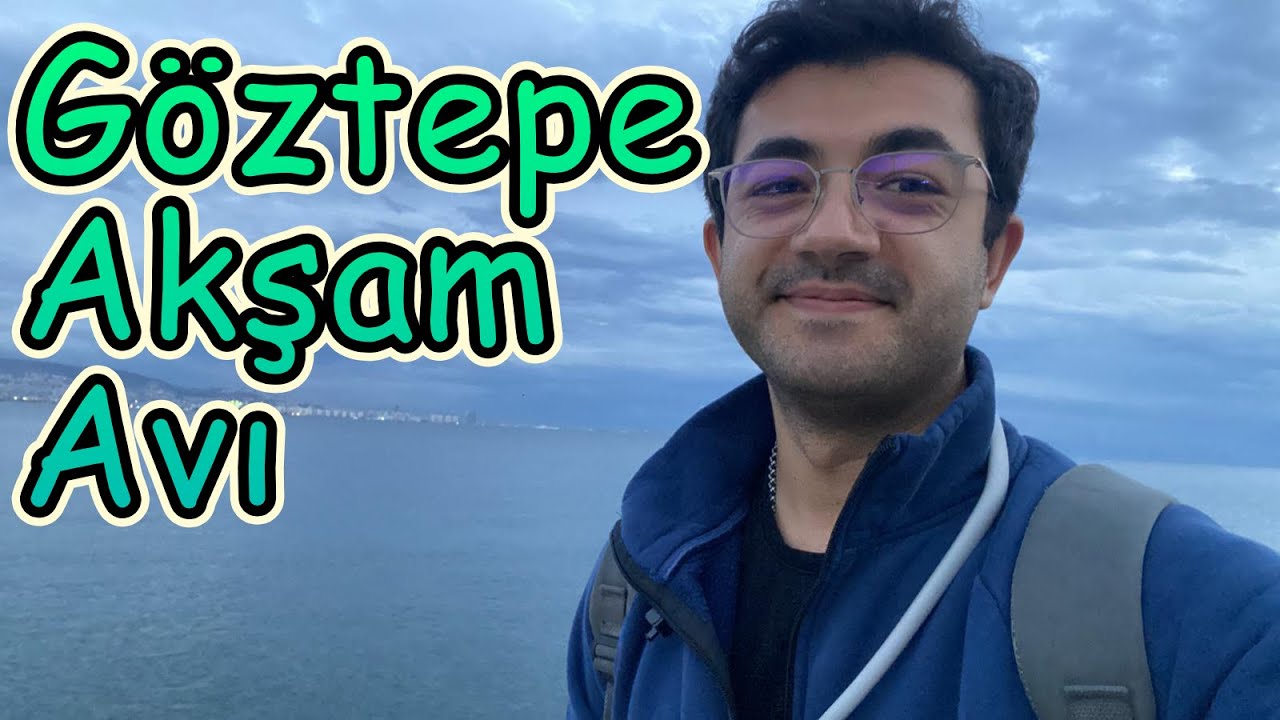 Fırtına bulutları ve şimşeklerin arasında balık tuttum! Göztepe'de 30 FPS av