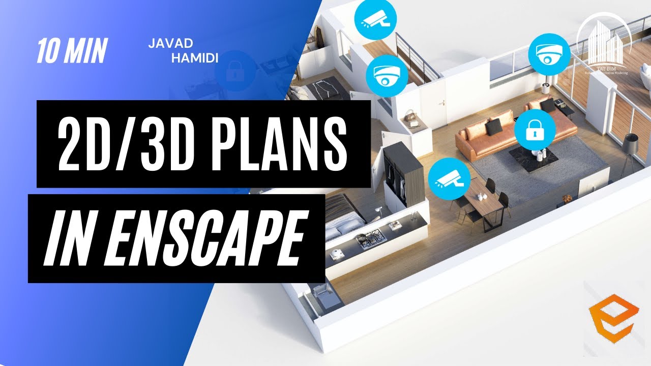 Двумерные визуализации планов этажей в Revit и Enscape — ортогональные виды в Enscape