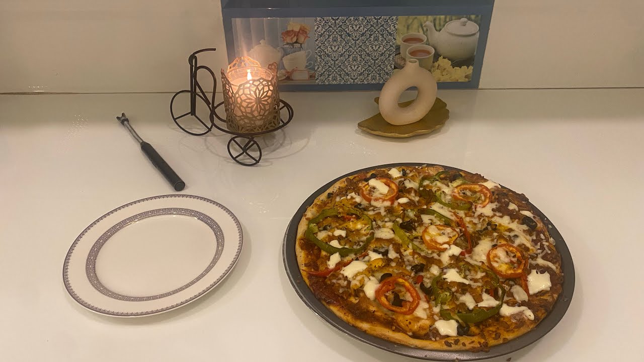 Easy chicken pizza