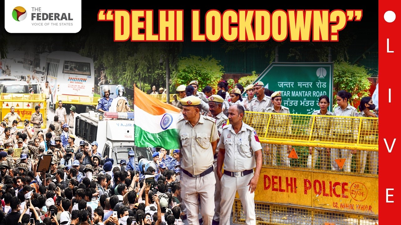 LIVE: Delhi Under High Security Ahead of CJP & INDIA Bloc Protest | CEC Gyanesh Kumar & SIR Row