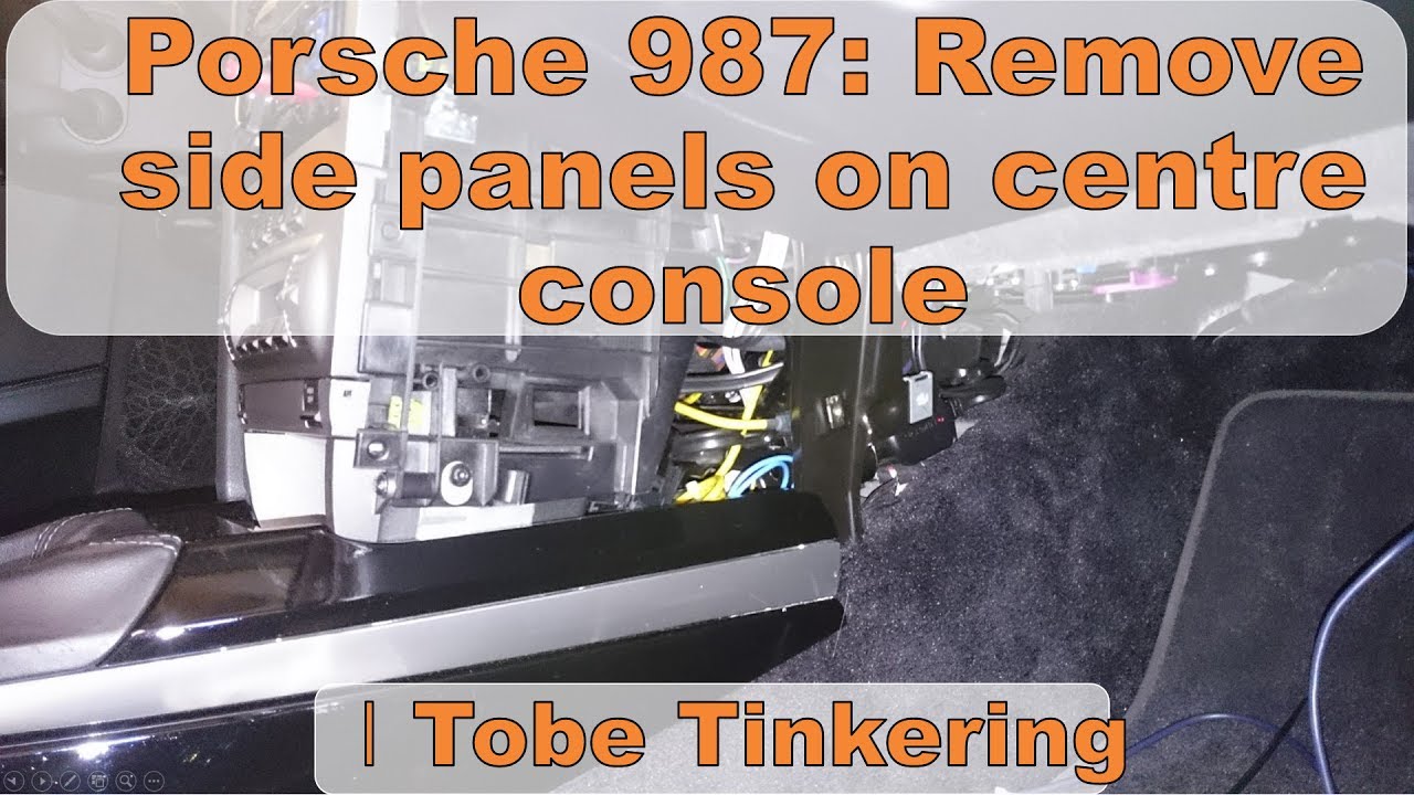 Porsche: Remove side panel on centre console  │Porsche Cayman Tinkering