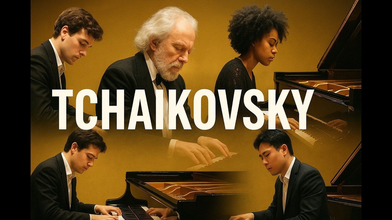 Varios pianistas tocan Concerto para piano 1 Tchaikovsky