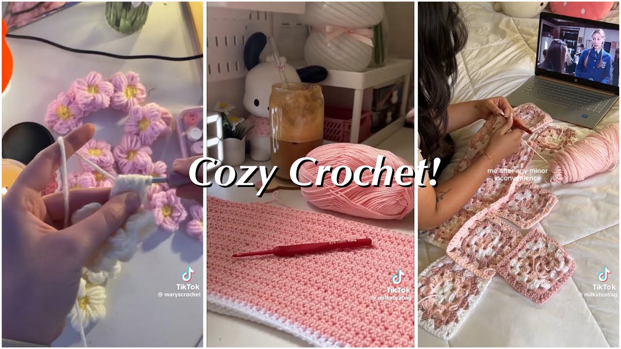 Late Night Crochet Compilation | Aesthetic cozy crochet tiktok compilation pt. 3