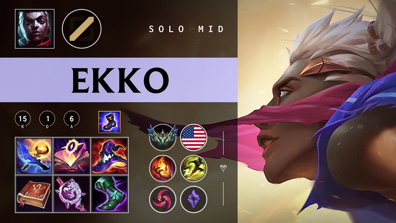 Ekko Mid vs Yone - NA Challenger Patch 26.06