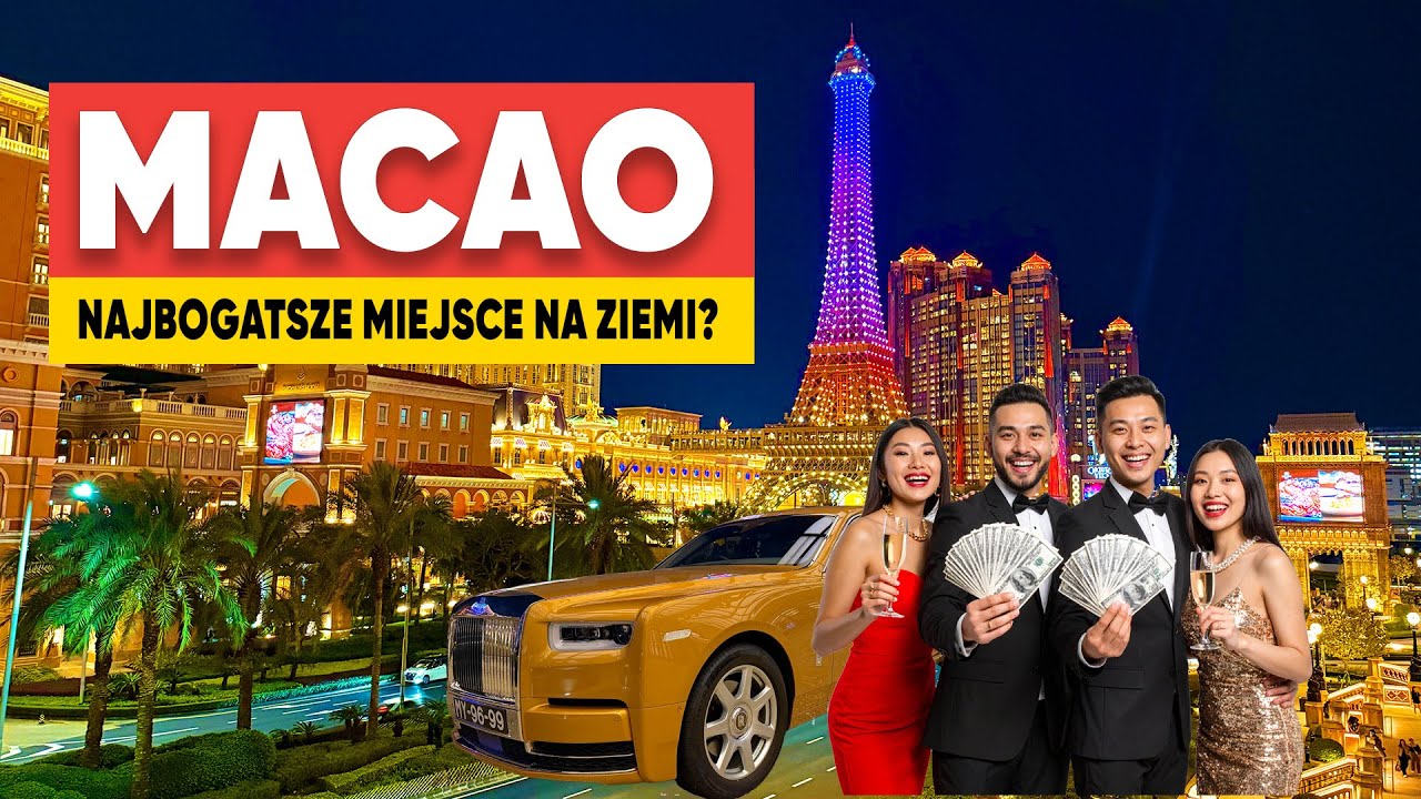 🇲🇴 Chińskie LAS VEGAS - Najbogatsze miasto na świecie? Tutaj każdy poczuje się jak milioner!