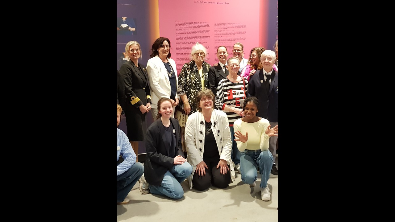 Zij Durft expositie Marine vrouwen door de jaren heen. Opening Stadhuis Amsterdam, expo t/m 20 april