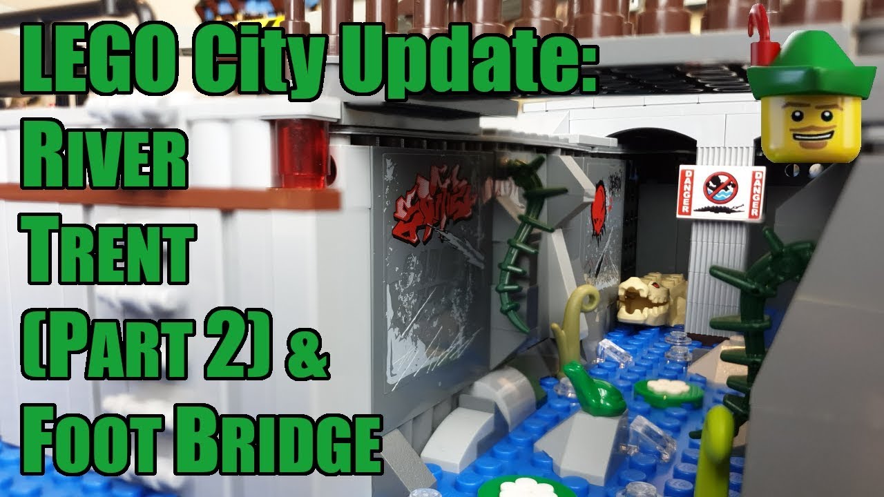 LEGO City Update - River Trent Part 2 & Foot Bridge 🌉🏹
