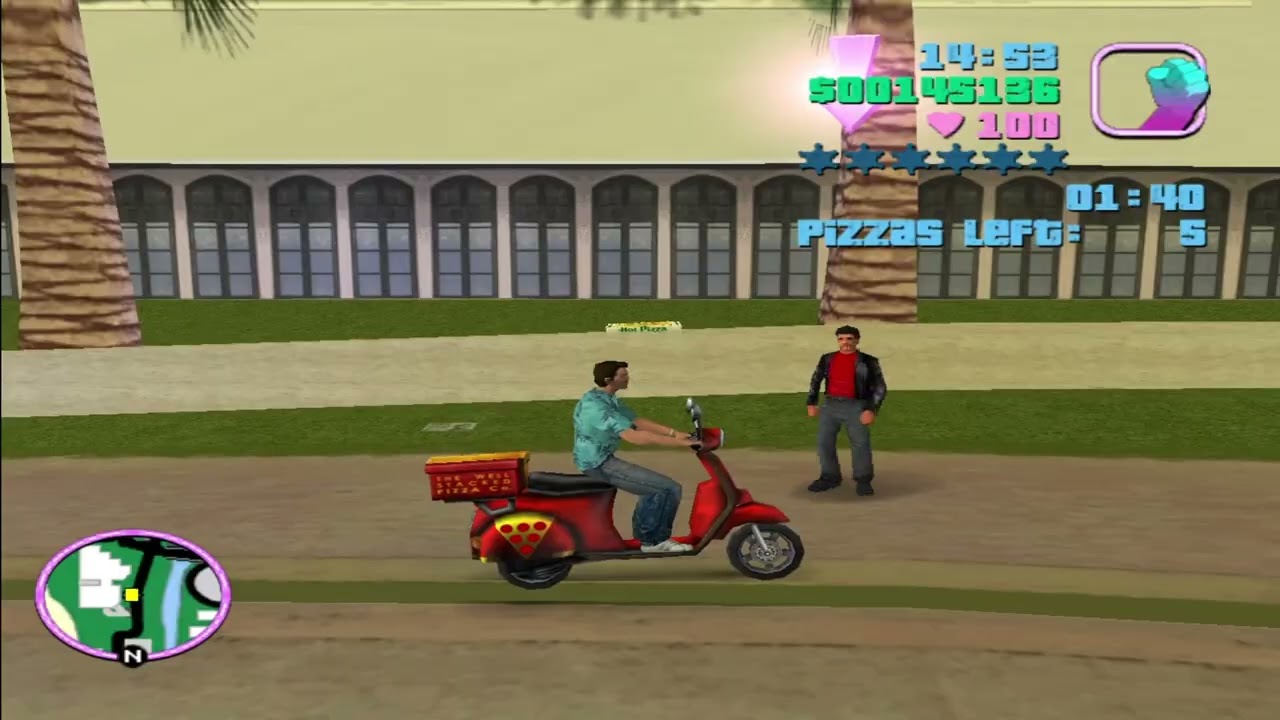 Gta Vice City Pizza Boy Mission (10 levels)