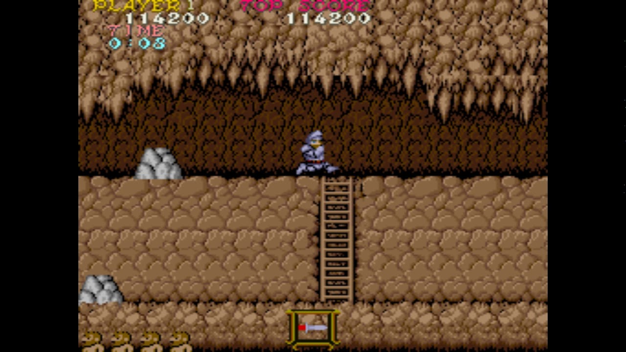 Ghosts 'n Goblins arcade (super truco) tiempo infinito 15 vidas extra