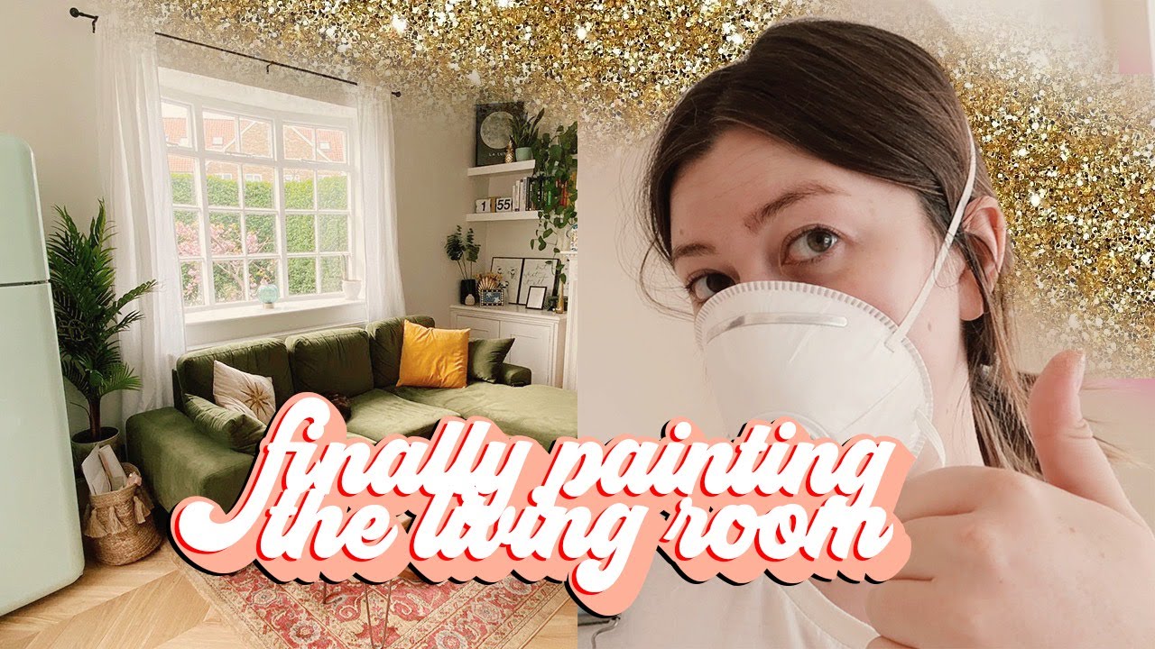 HOME VLOG - WE FINALLY PAINTED THE LIVING ROOM (before + after) | LUCY WOOD