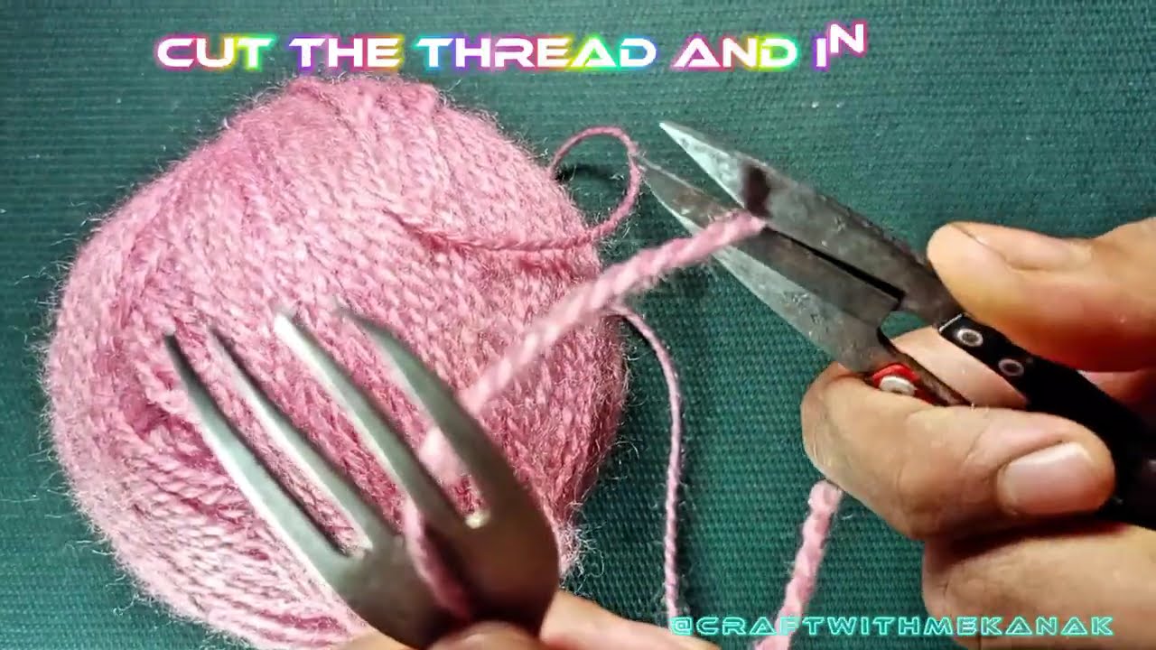 Diy Pom-pom From wool Hairband || How to make pom pom at home 