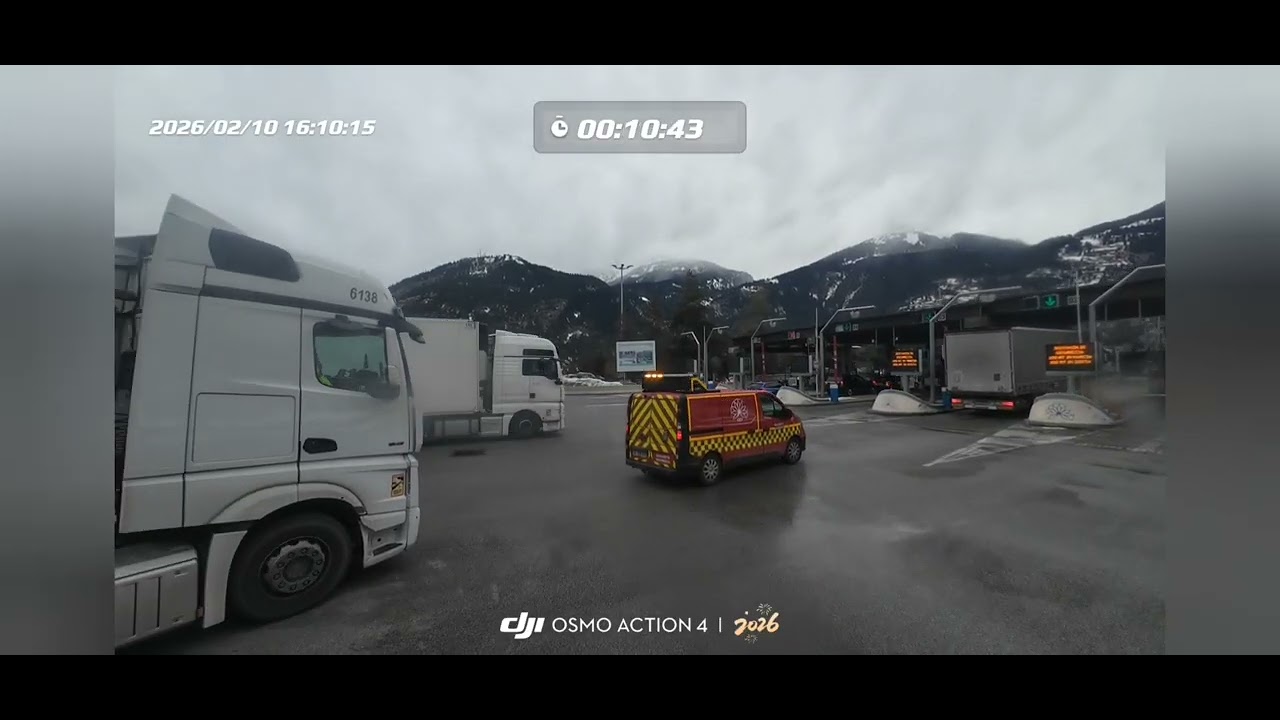 Prejazd Frejus ADR LKW