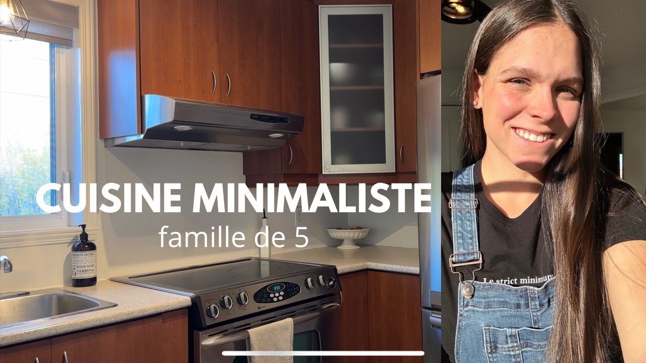 CUISINE MINIMALISTE - Home Tour de ma Cuisine Familiale Épurée + Organisation Efficace