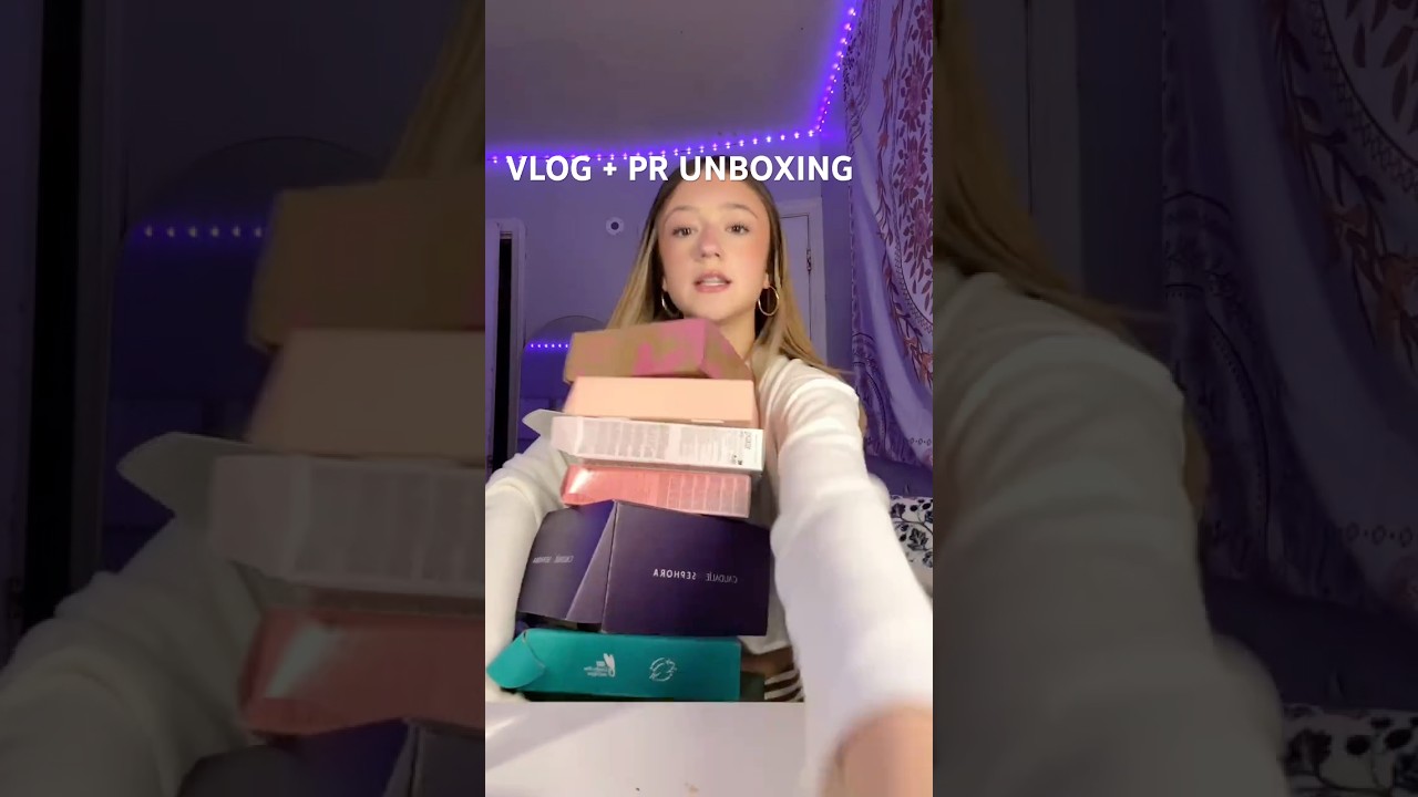 i can&rsquo;t believe i got this package&hellip; #unboxing #beauty #vlog #dayinmylife #grwm
