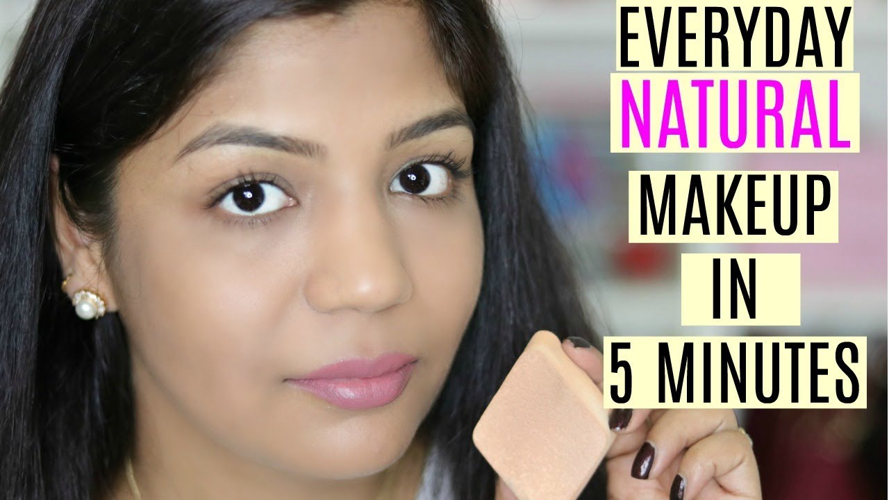 My Everyday Makeup In Hindi 5 Minutes Makeup | Superprincessjo