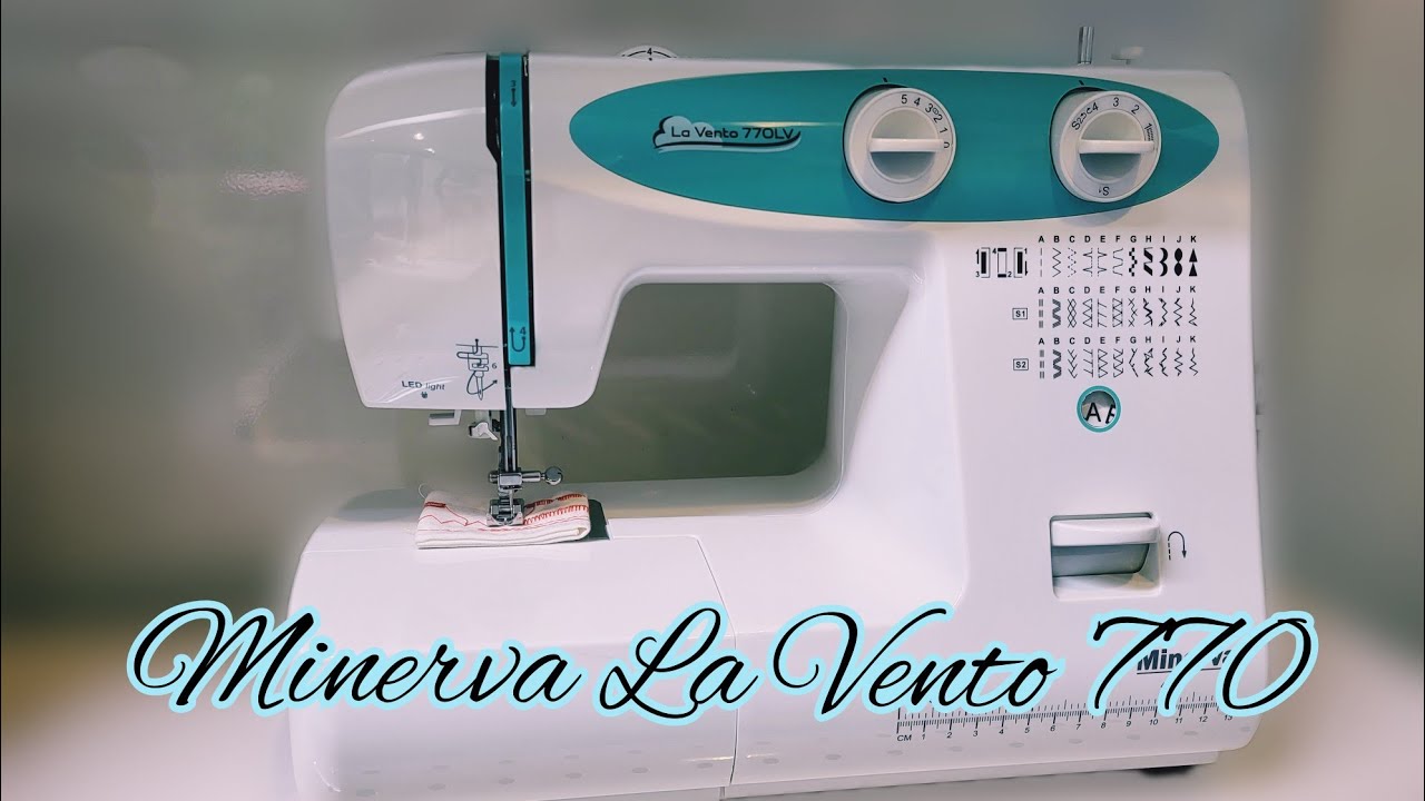 Огромный талант швейной машины Minerva La Vento 770LV (Обзор, как шить)