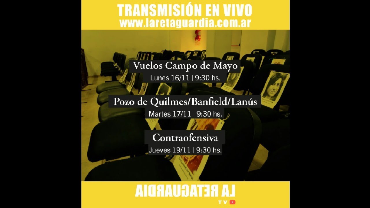 Juicio Vuelos de la Muerte Campo de Mayo -día 6- Lunes 16/11 9:30 horas