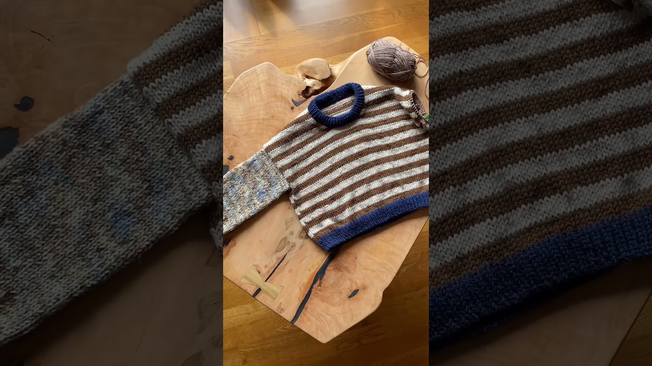 Let&rsquo;s knit a Holger Sweater by Petiteknit #80smusic #knitting #knit #knitter #music