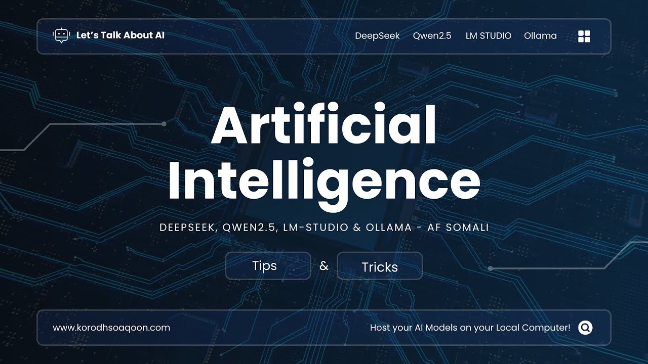 Qaab kale oo aad AI u isticmaali karto  -  DeepSeek, Qwen2.5 , LM Studio & Ollama - AF Somali