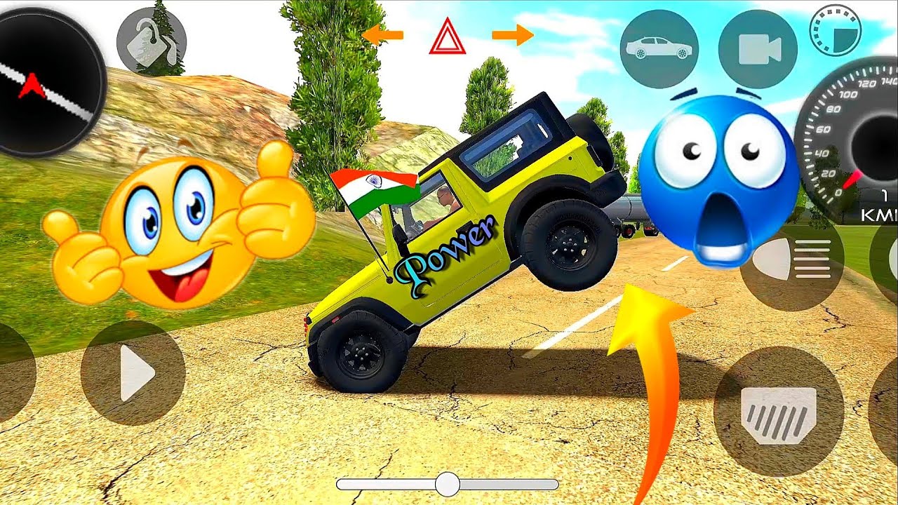 Gadi Wala Game 🚙 | Modified Mahindra Thar Impossible Stunt Gameplay 