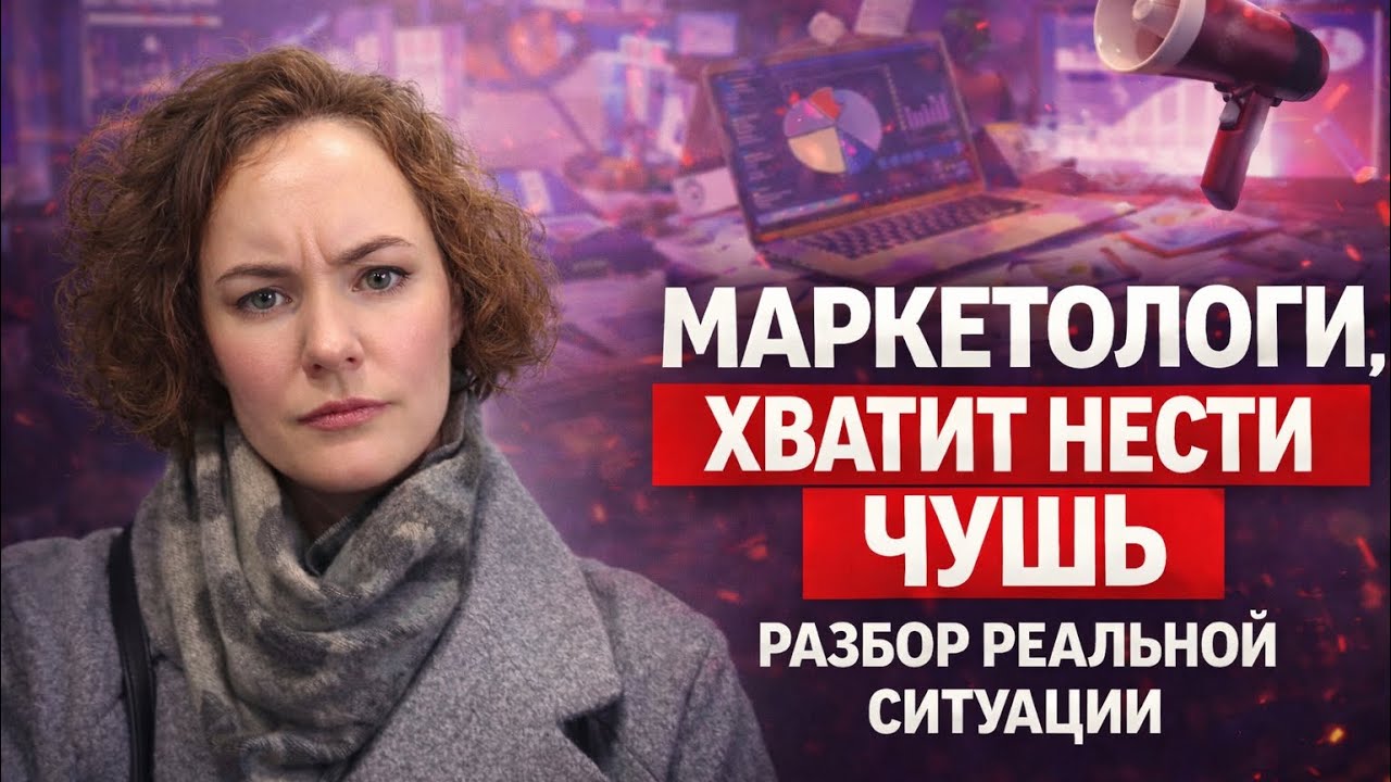 Маркетологи, хватит нести чушь. Случай из практики