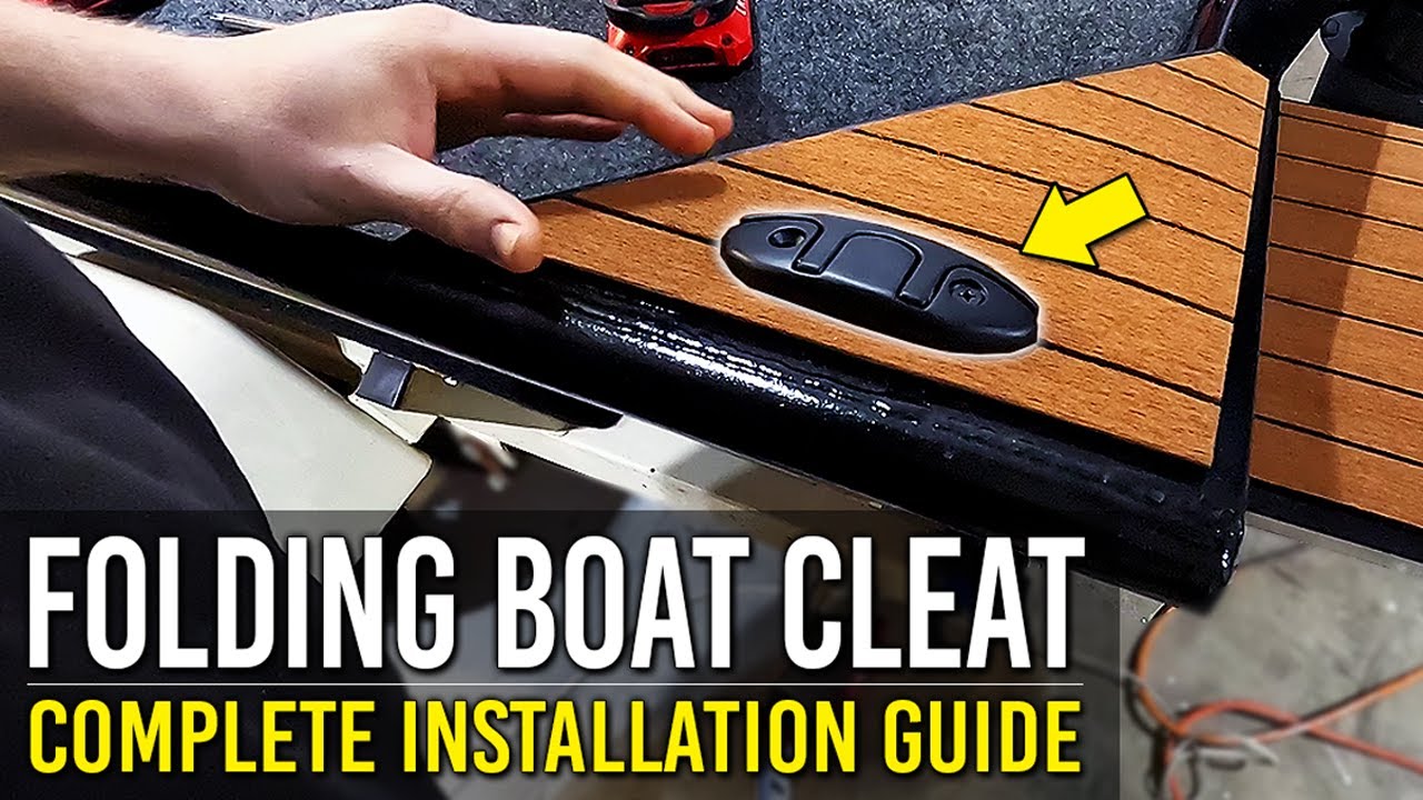 UNDERATED JON BOAT UPGRADE - Folding Boat Cleat Accessory | Installation & Review