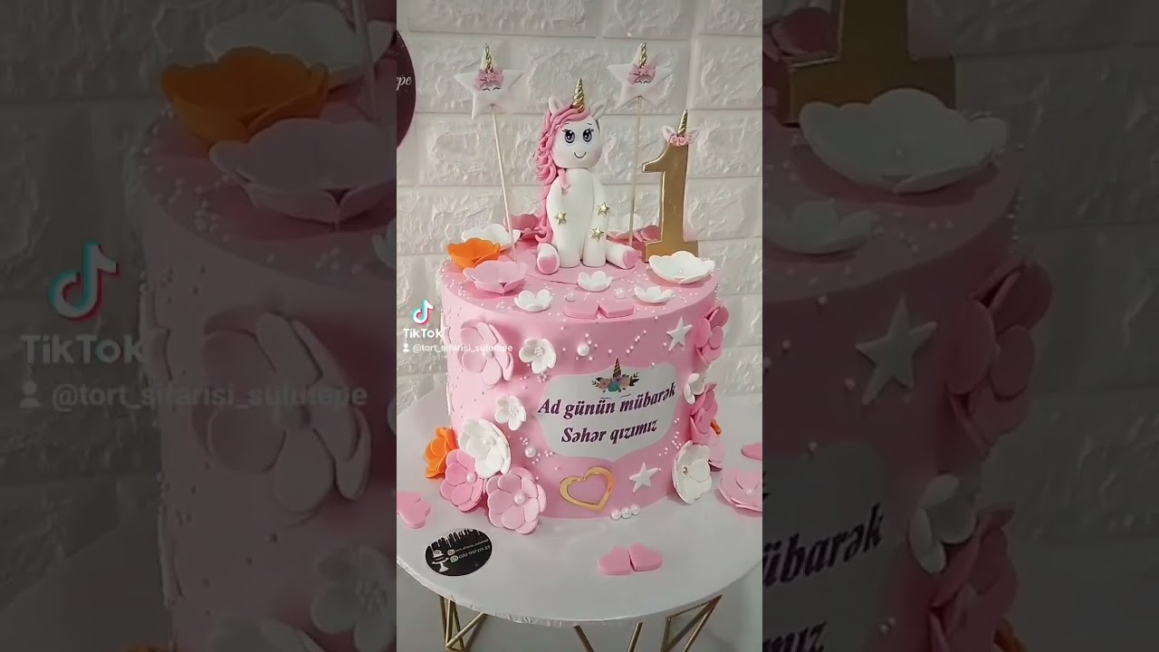 1 Yaş tortu Uşaq tortları
