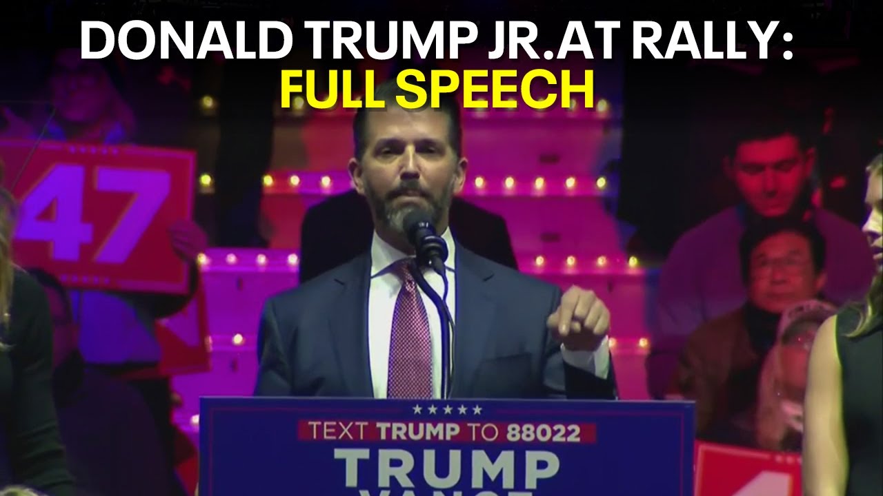 Trump rally: Donald Trump Jr. | FULL SPEECH
