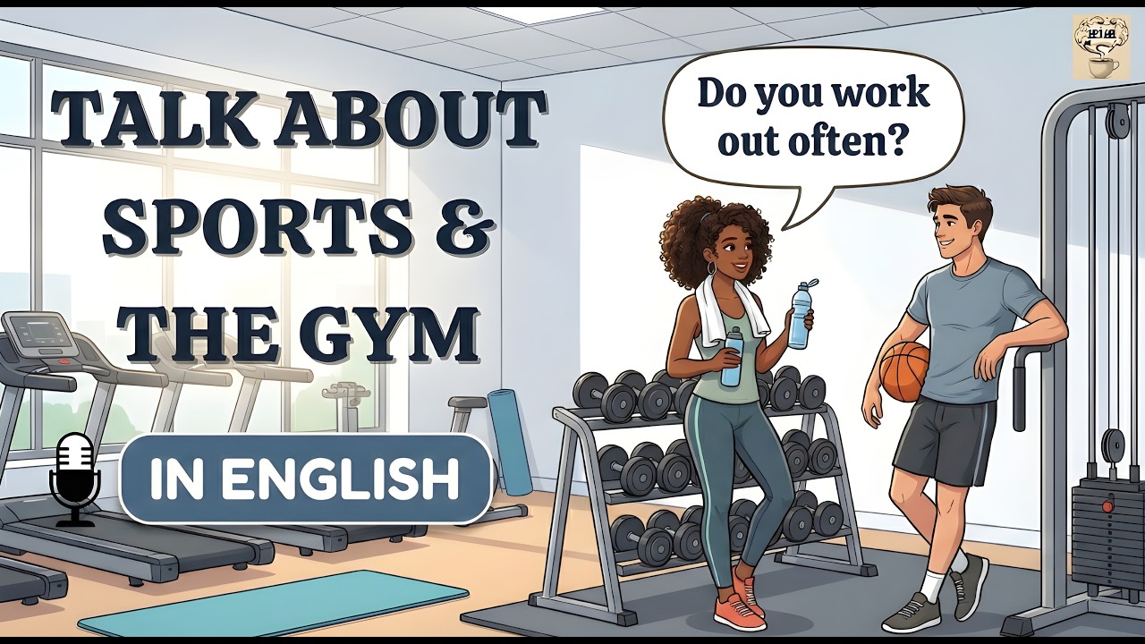 Gym Talk in English | Fitness Vocabulary & Workout Conversations