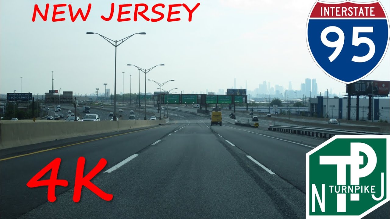 ⁴ᴷ Interstate 95 (New Jersey) northbound [4K VIDEO]