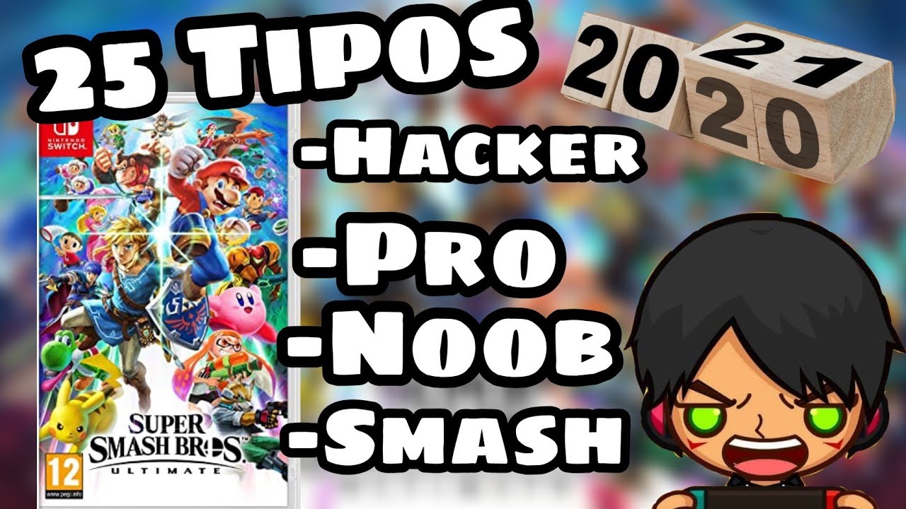 25 TIPOS de JUGADORES🎮👾🕹 de SUPER SMASH BROS ULTIMATE - Rromán 47 💥💥💥