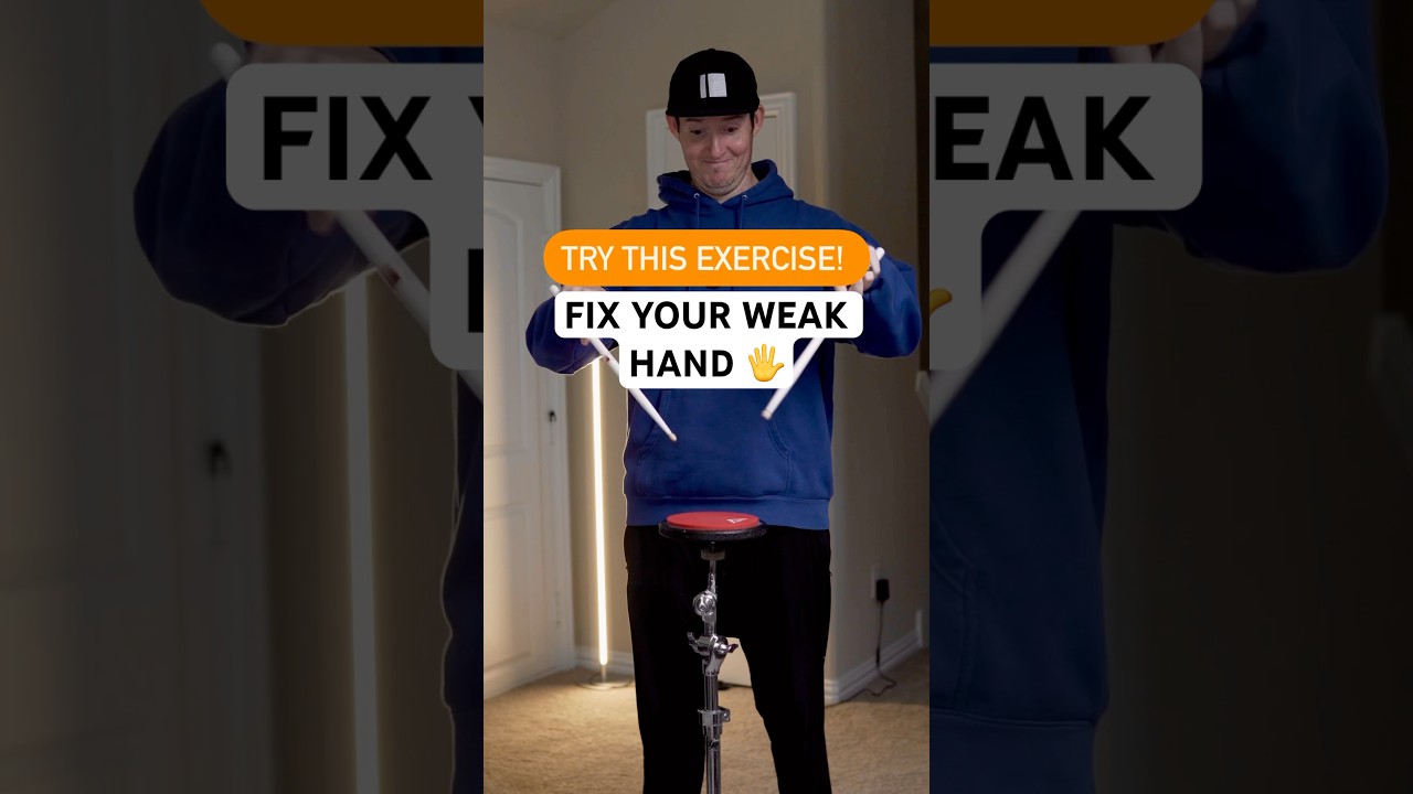 Boost Your Left Hand Speed with This Strategy! #drumtips