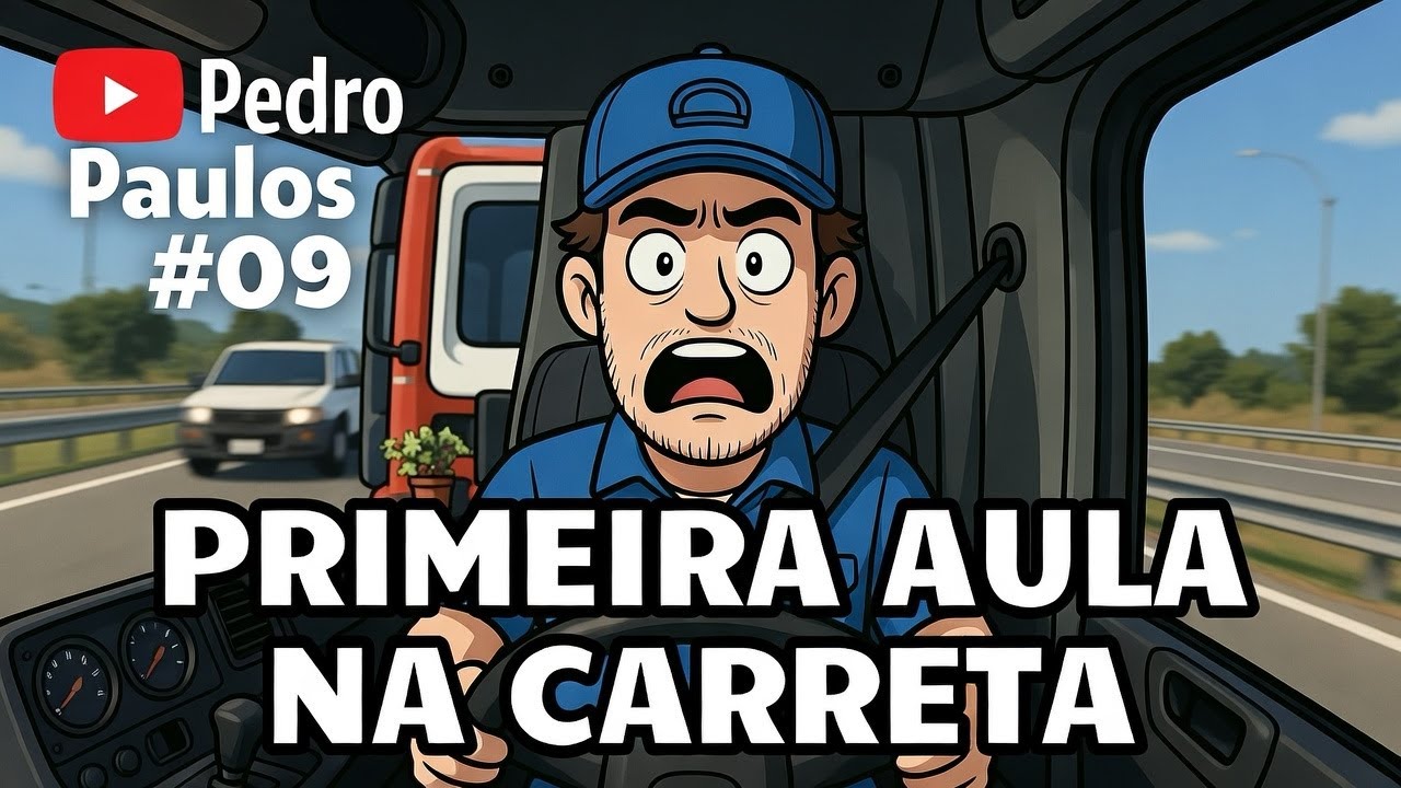 PRIMEIRA AULA NA CARRETA EM PORTUGAL - C+E