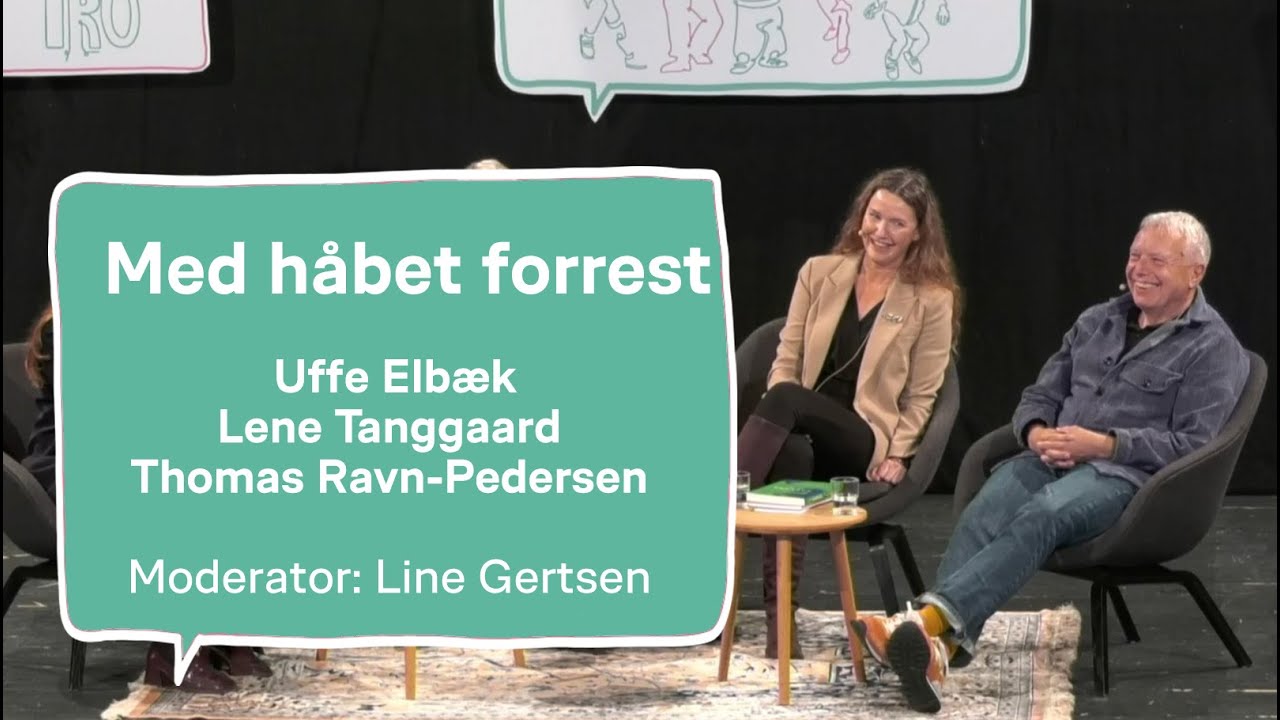 Med h&aring;bet forrest med: Uffe Elb&aelig;k, Lene Tanggaard, Thomas Ravn-Pedersen. Uddannelsesdebatten 2025