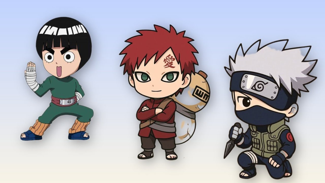 Rock Lee mengeluarkan jurus jurus