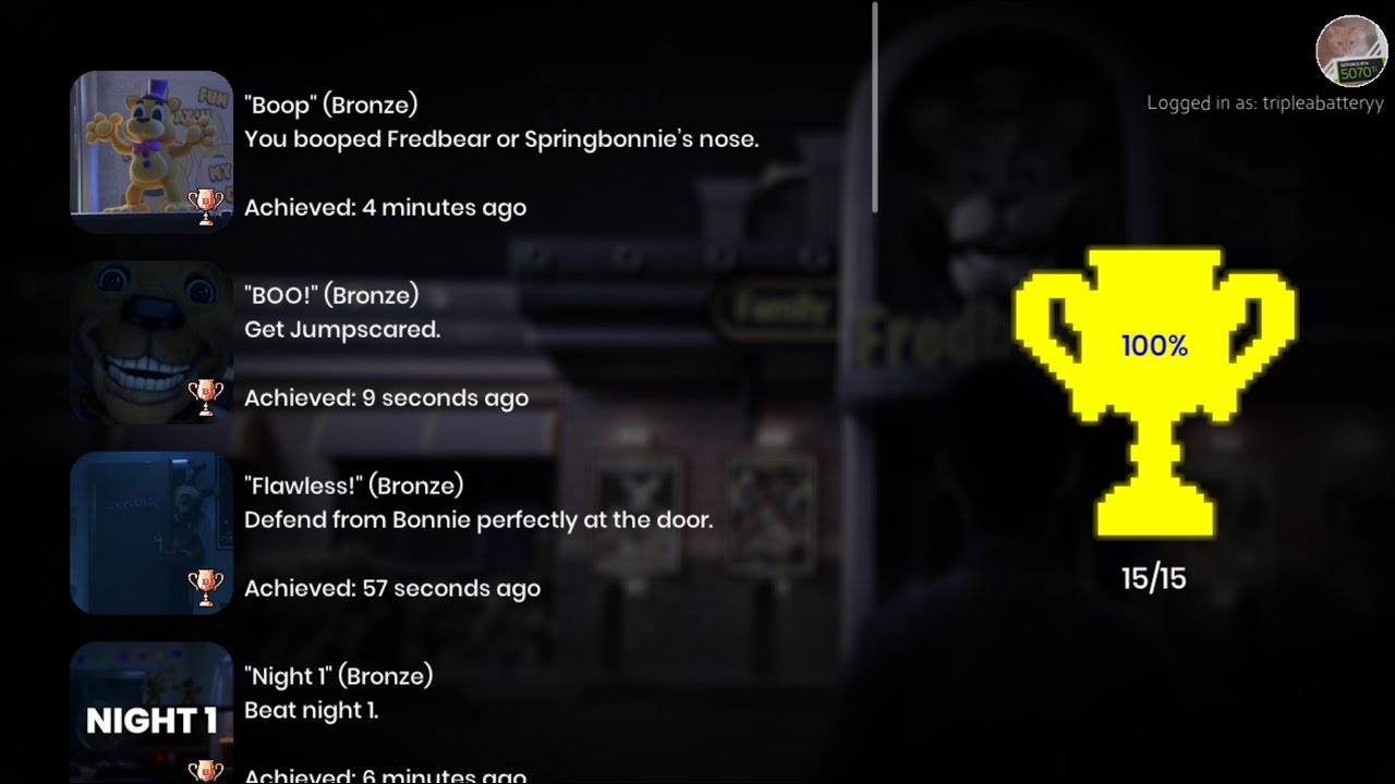 Forgotten at Fredbears 5/20 Mode BEATEN!