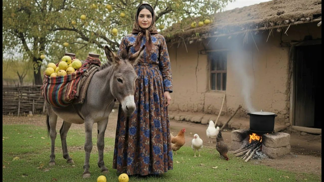 Village Life In Iran Mountains Far From Civilization | Storing Like Villagers