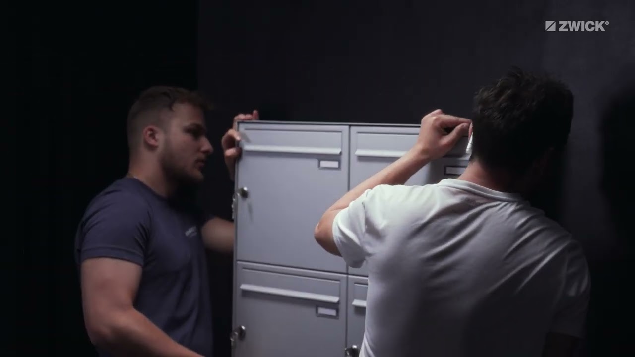 ZWICK Briefkasten - Wandmontage ohne Montageschiene