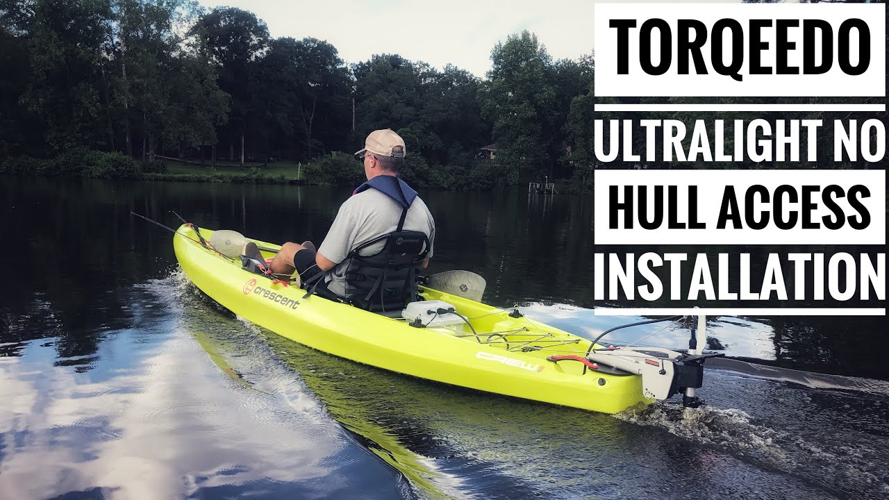 "No Hull Access" Torqeedo Ultralight Installation
