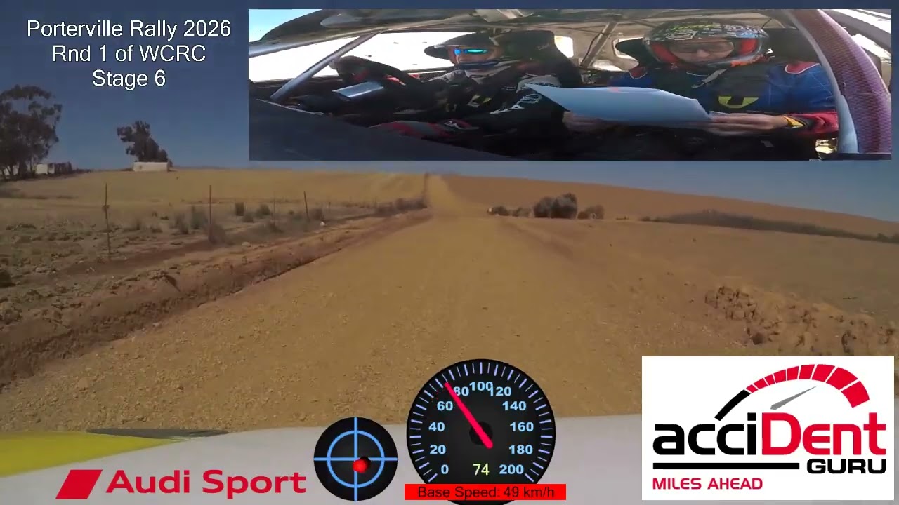 AcciDentGuru @ WCRC Porterville Rally Rnd1 2026-Stage 6