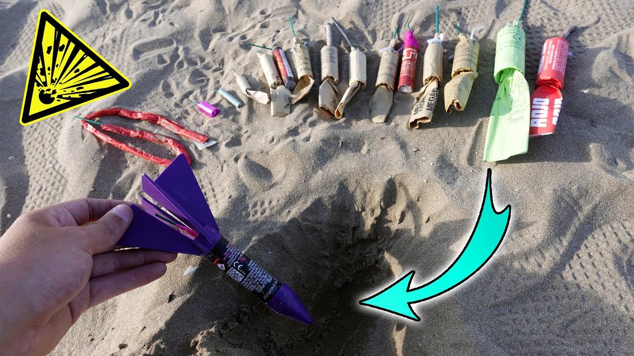 XXL BÖLLERVERGLEICH unter SAND ist zu KRASS! HUBSCHRAUBER kommt!