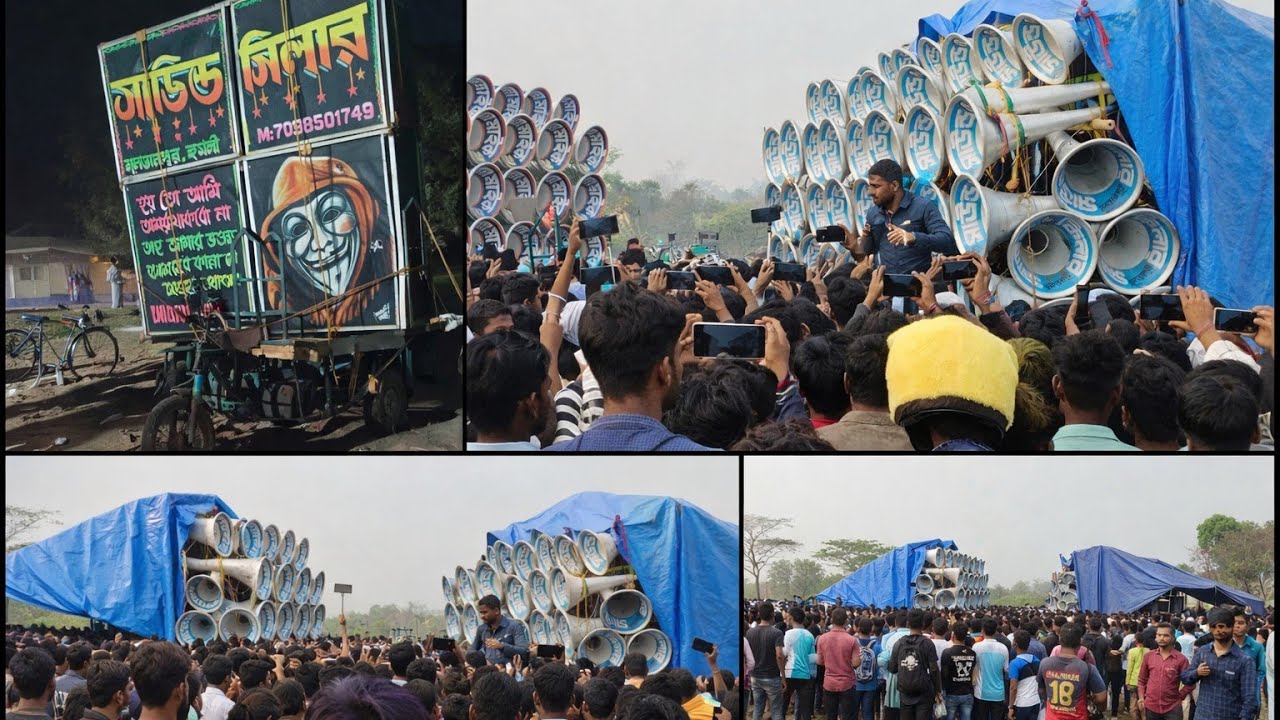 পলাশীতে।। খেপি মা সাউন্ড✅ সাউন্ড কিলার ✅ স্টার সাউন্ড ✅ ভোলেবাবা মাইক✅ মা মনসা সাউন্ড😱 ফুল কম্পিটিশন