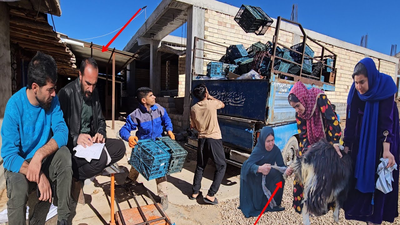 Zahra's nomadic family, from buying pipes and fittings for the kitchen to selling shop scraps