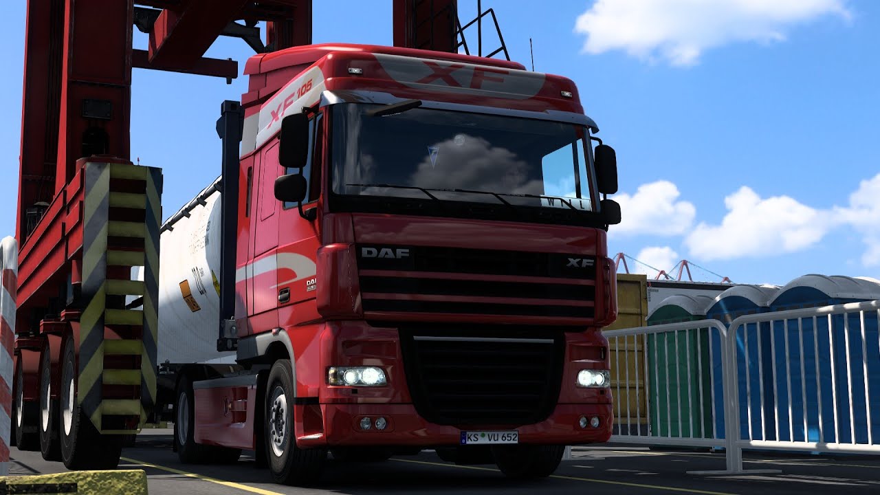 DAF XF 105 360 | Calais - Bremen | Euro Truck Simulator 2 ***** 1.57 update
