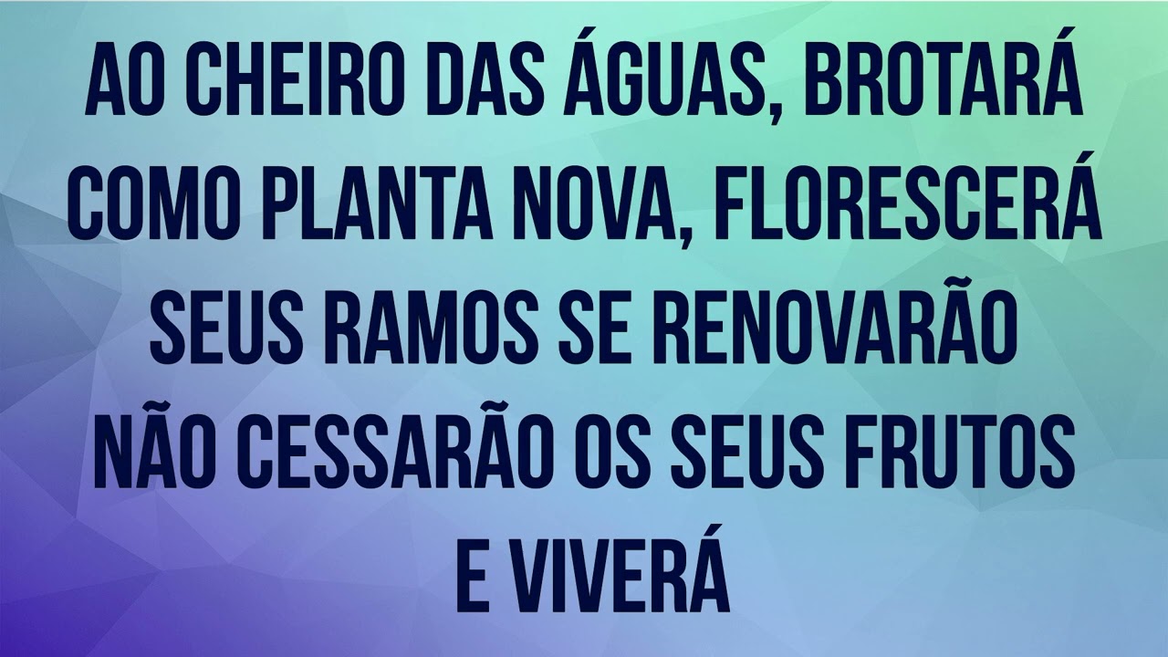 Ao Cheiro das Águas Diante do Trono playback legendado 1 Tom Baixo