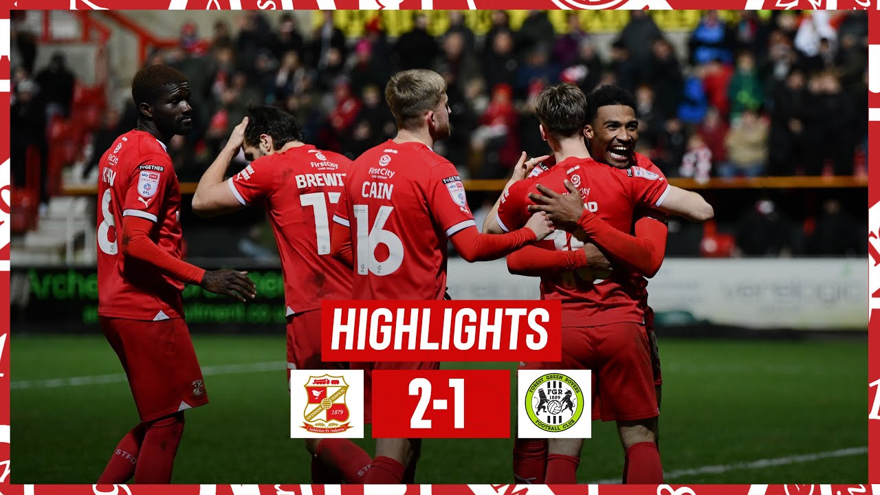 Extended Highlights: Swindon Town vs Forest Green Rovers