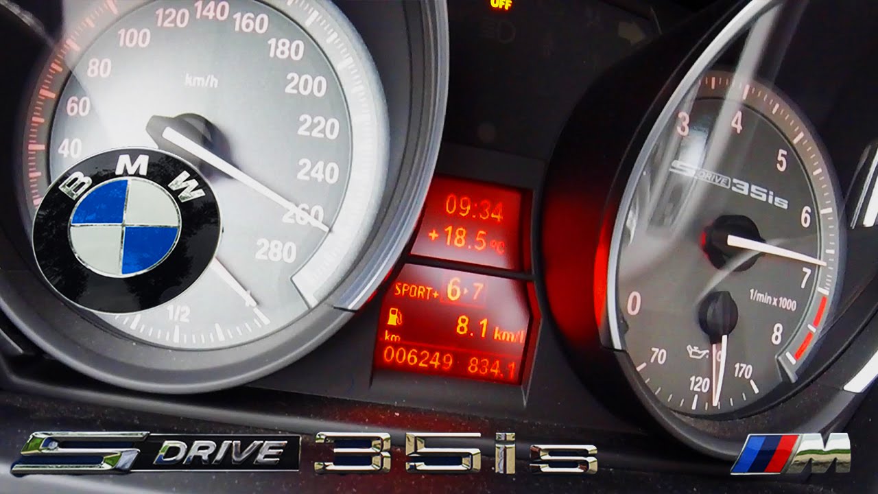 BMW Z4 35is Acceleration FAST! 0-260 km/h TOP SPEED Autobahn Test Drive